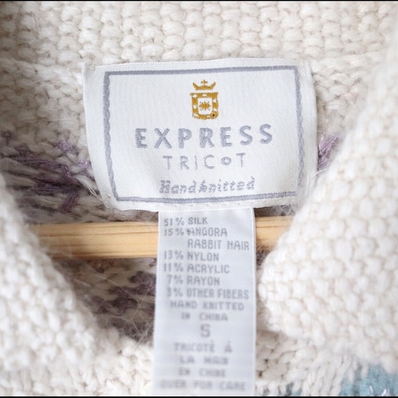 Vintage silk cardigan - Picture 3 of 5